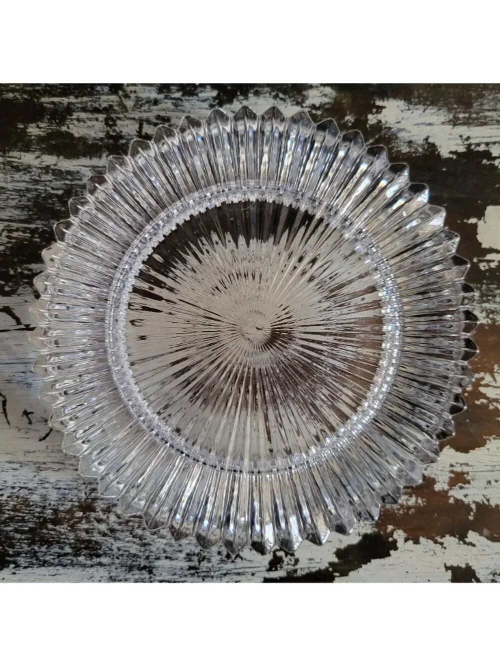 Vintage Mikasa Diamond Fire Wine Bottle Coaster, Pillar Candle Holder